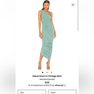 Norma Kamali Diana Gown